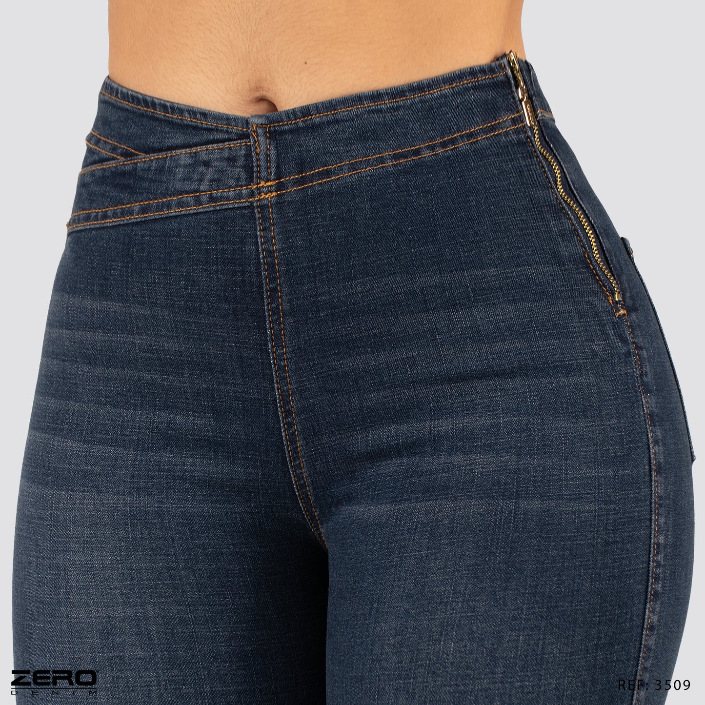 Jeans Skinny Tiro Alto 3509
