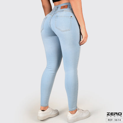 Jeans Skinny Tiro Alto 3614