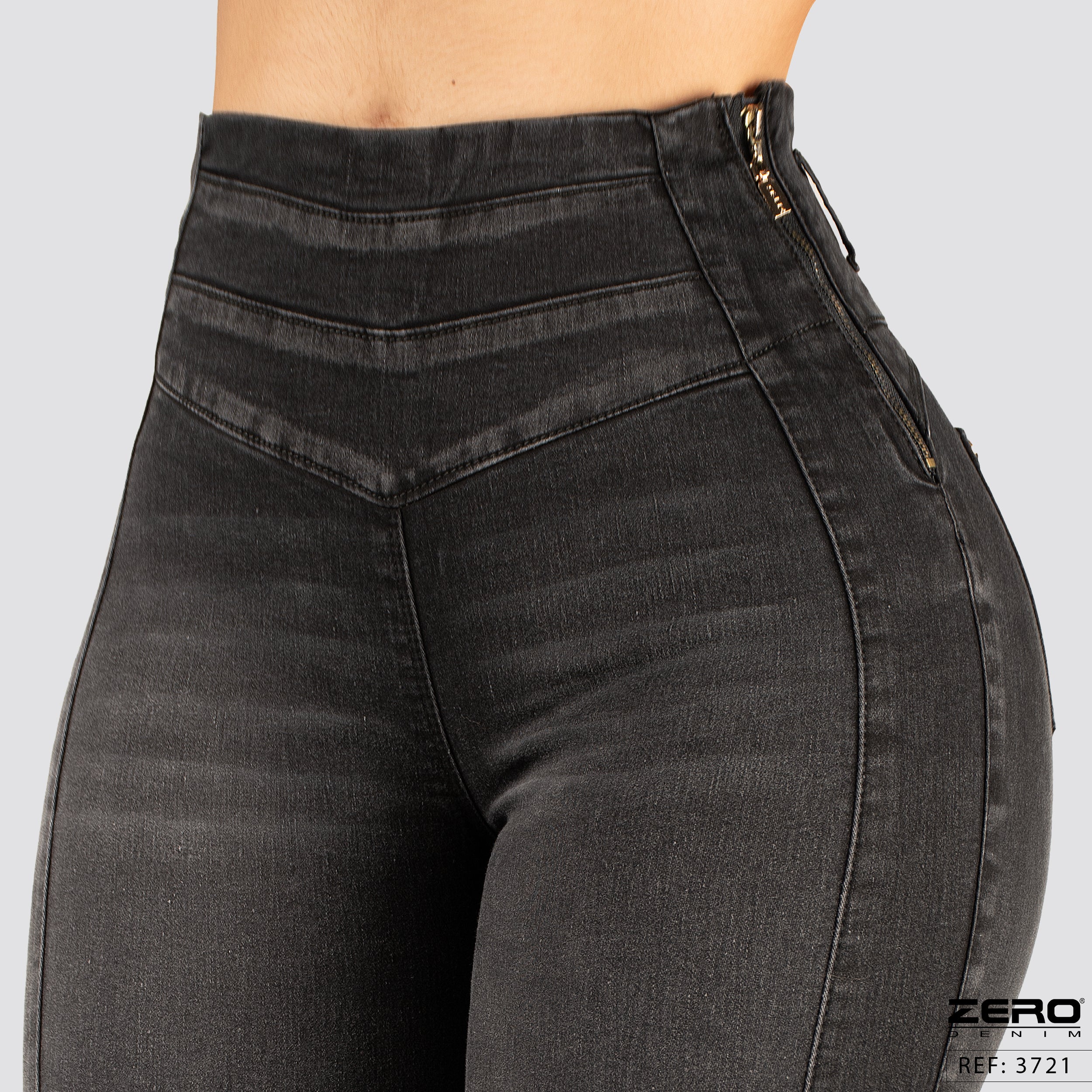 Jeans Skinny Tiro Alto 3721