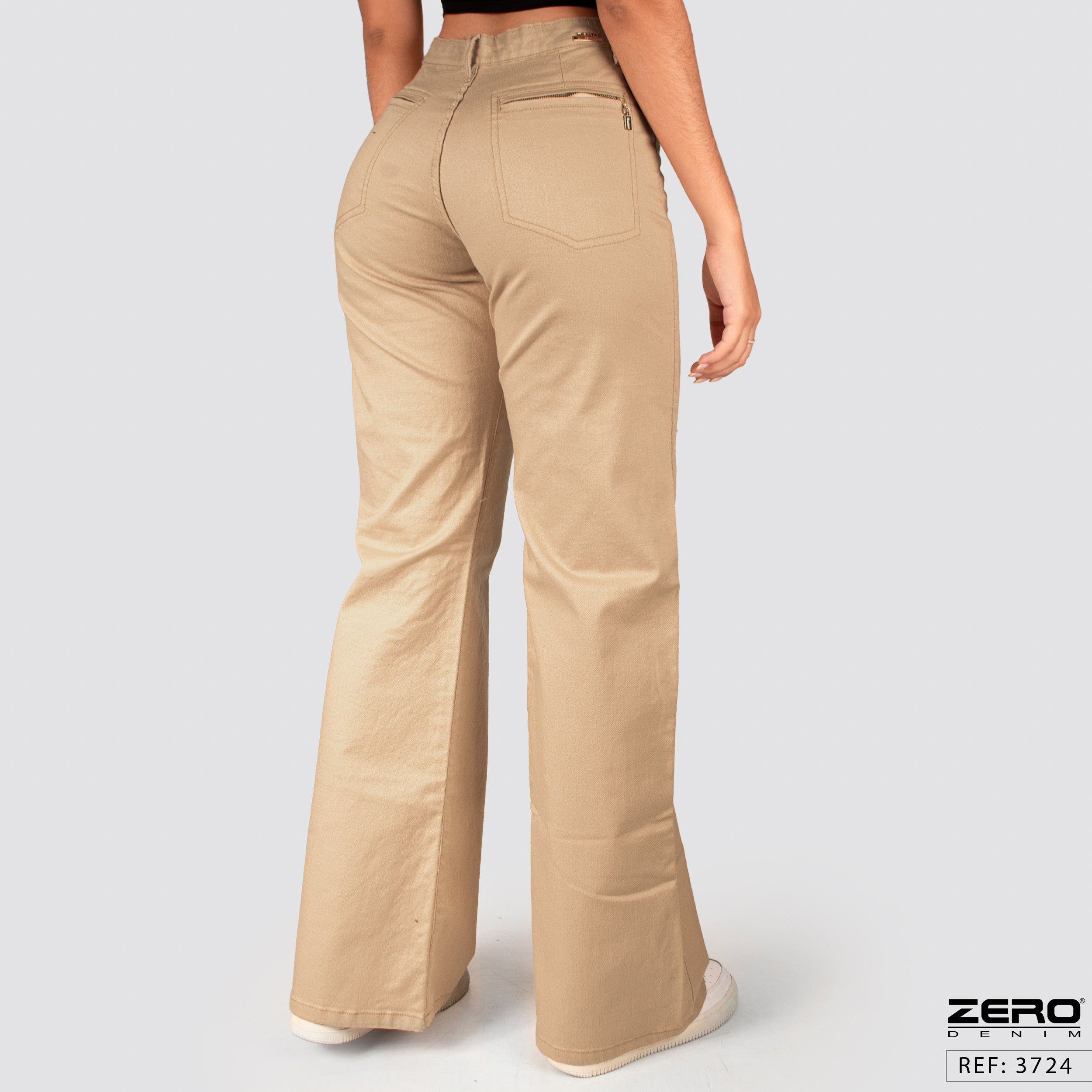 Pantalón Mom Flare Tiro Alto 3724