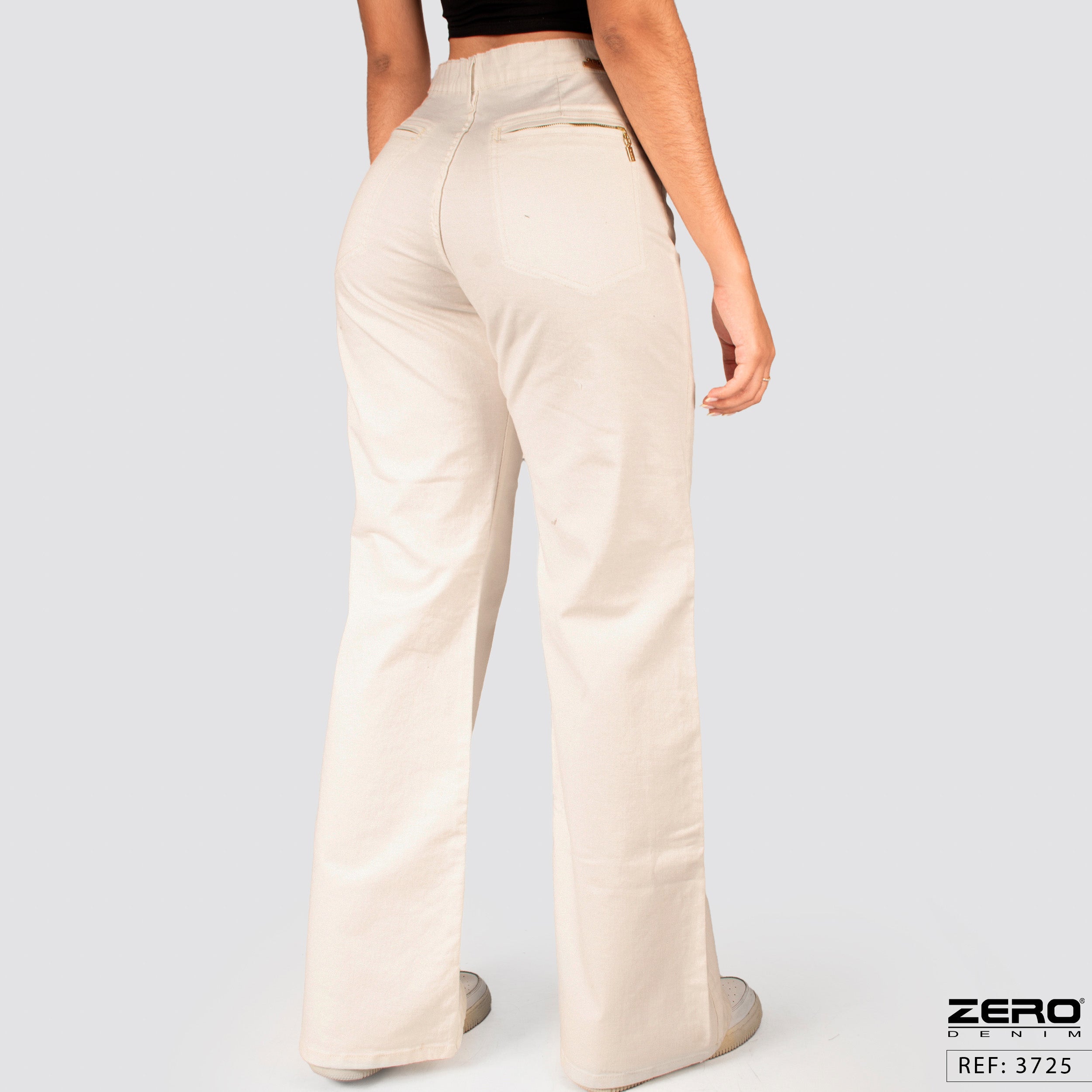 Pantalón Mom Flare Tiro Alto 3725