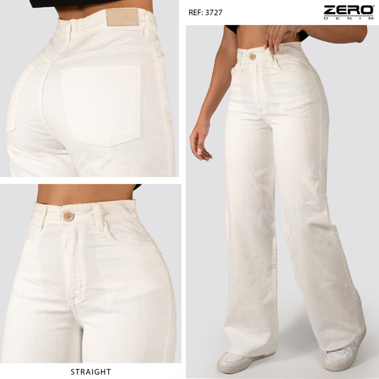 Pantalon Mom Flare Tiro Alto 3727