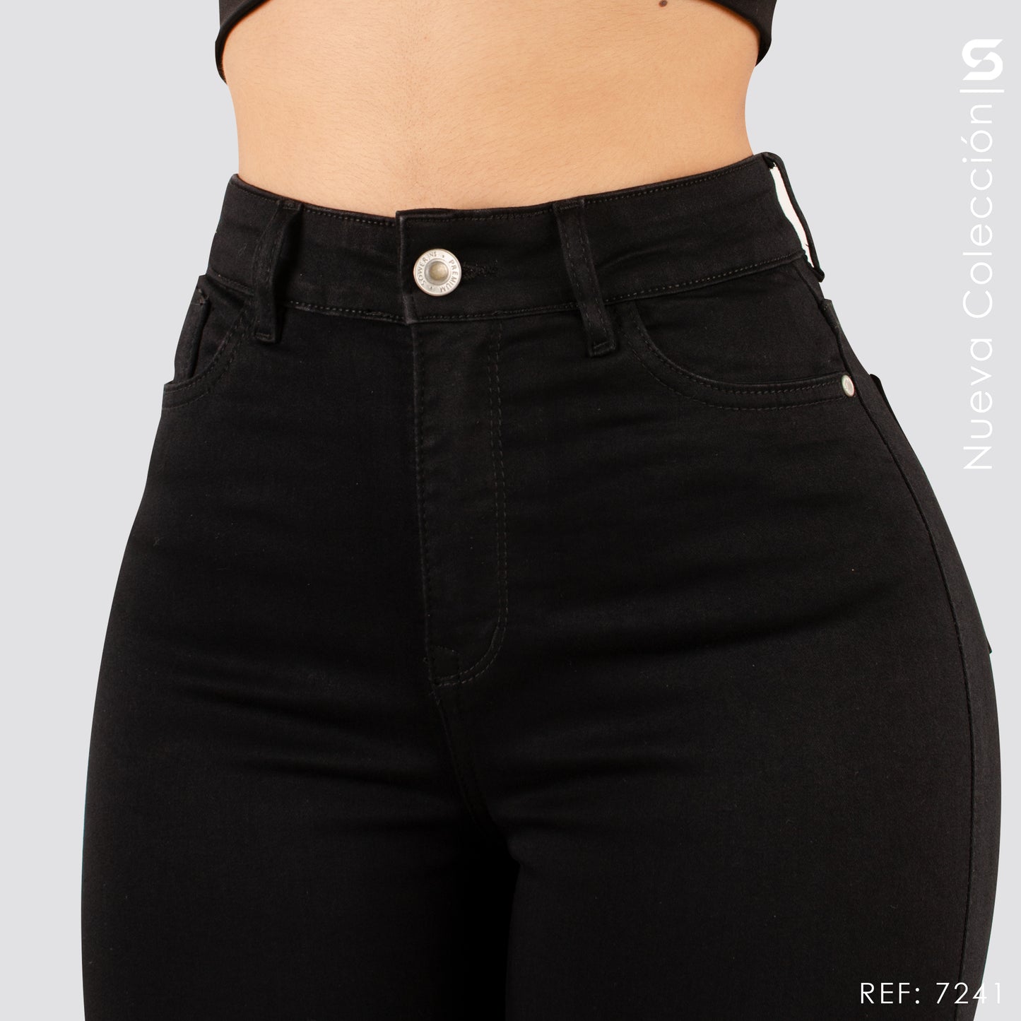 Jeans Skinny Tiro Alto S7241