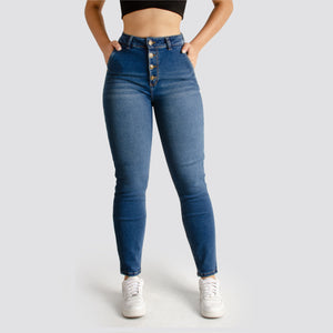 Mom Jeans Tiro Alto S7245