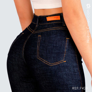 Jeans Skinny Tiro Alto S7429