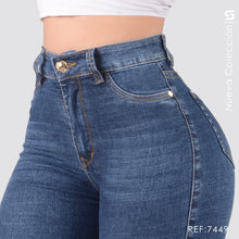 Cargar imagen en el visor de la galería, Jeans Skinny Tiro Alto S7449