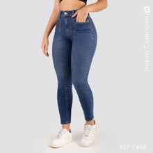 Cargar imagen en el visor de la galería, Jeans Skinny Tiro Alto S7458