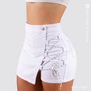 Falda Short  Tiro Alto S7457