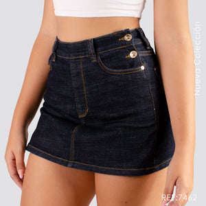 Falda Short Tiro Alto S7462