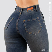 Cargar imagen en el visor de la galería, Jeans Skinny Tiro Alto Premium S7468