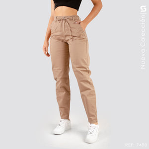 Pantalón Mom Fit  Tiro Alto S7498