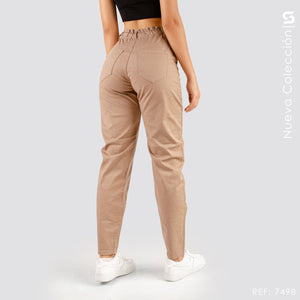 Pantalón Mom Fit  Tiro Alto S7498