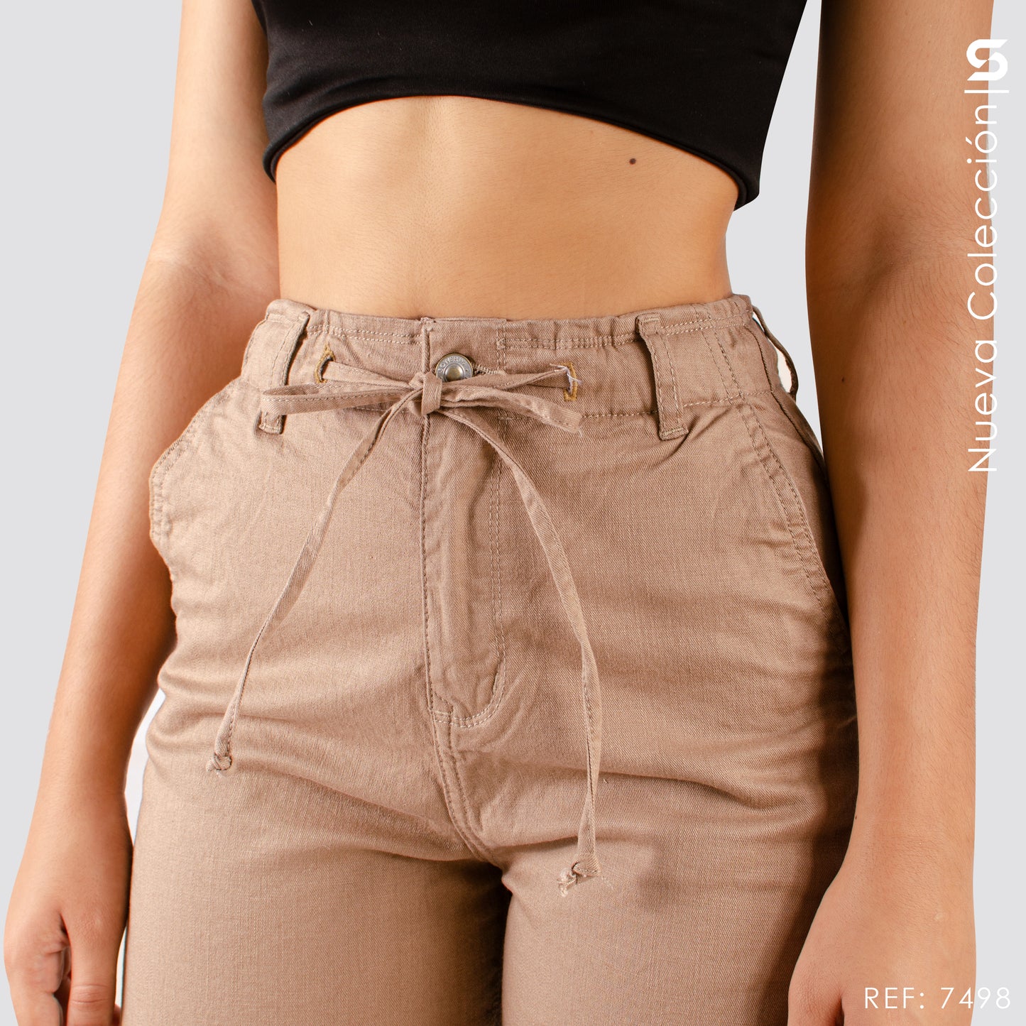 Pantalón Mom Jeans Tiro Alto S7498