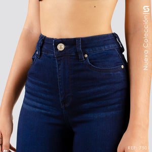 Jeans Skinny Tiro Alto S7501