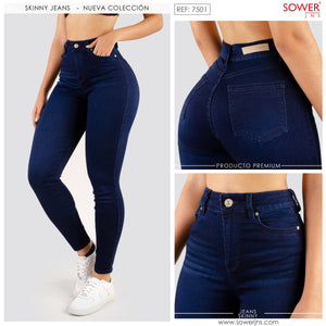 Jeans Skinny Tiro Alto S7501