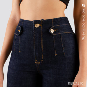 Jeans Skinny Tiro Alto S7510