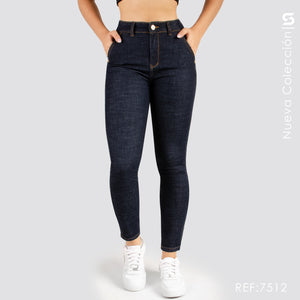 Jeans Skinny Tiro Alto S7512