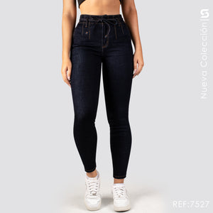 Jeans Skinny Tiro Alto S7527