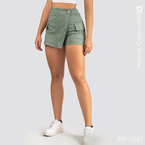 Falda Short Tiro Alto S7537