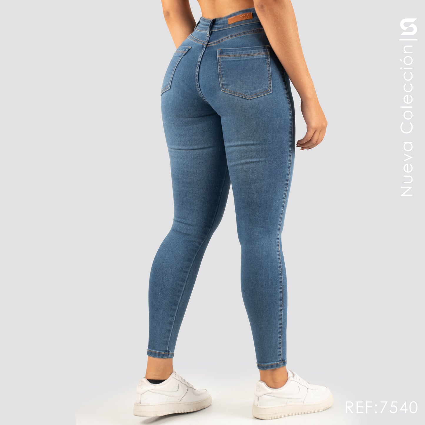 Jeans Skinny Tiro Alto S7540
