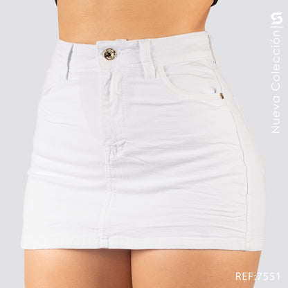 Falda Short Tiro Alto S7551