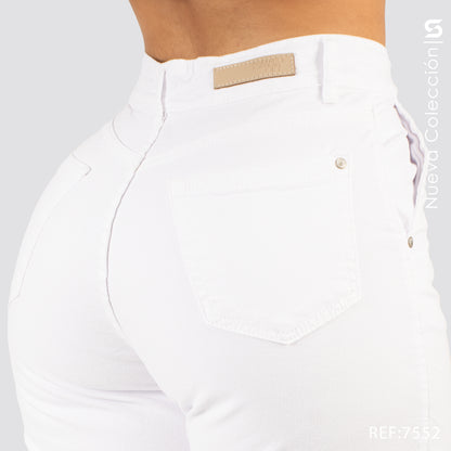 Jeans Mom Fit Tiro Alto S7552
