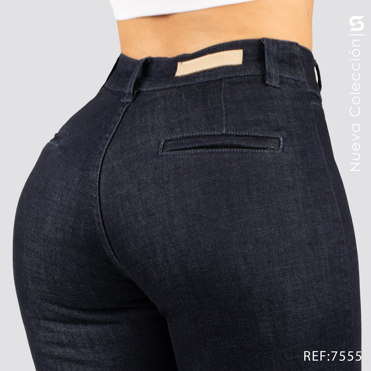 Jeans Skinny Tiro Alto S7555