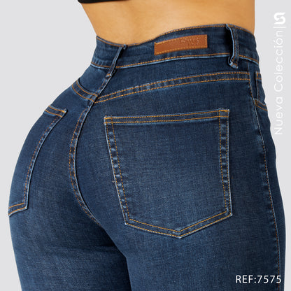 Jeans Skinny Tiro Alto S7575