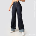 Jeans Mom Flare Tiro Alto S7593