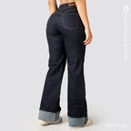 Jeans Mom Flare Tiro Alto S7593