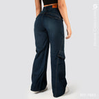 Jeans Mom Flare Rigido Tiro Alto 7602