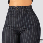 Pantalon Mom Flare Tiro Alto 7605