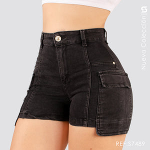 Short Mujer  Tiro Alto S7489