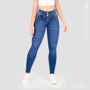 Jeans Skinny Tiro Alto S3701