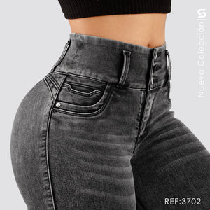 Jeans Skinny Tiro Alto S3702