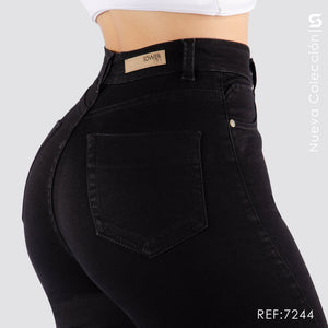 Jeans Skinny Tiro Alto S7244