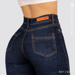 Jeans Skinny Tiro Alto S7427