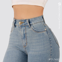 Cargar imagen en el visor de la galería, Jeans Skinny Tiro Alto Premium S7432