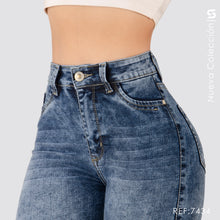 Cargar imagen en el visor de la galería, Jeans Skinny Tiro Alto Premium S7434